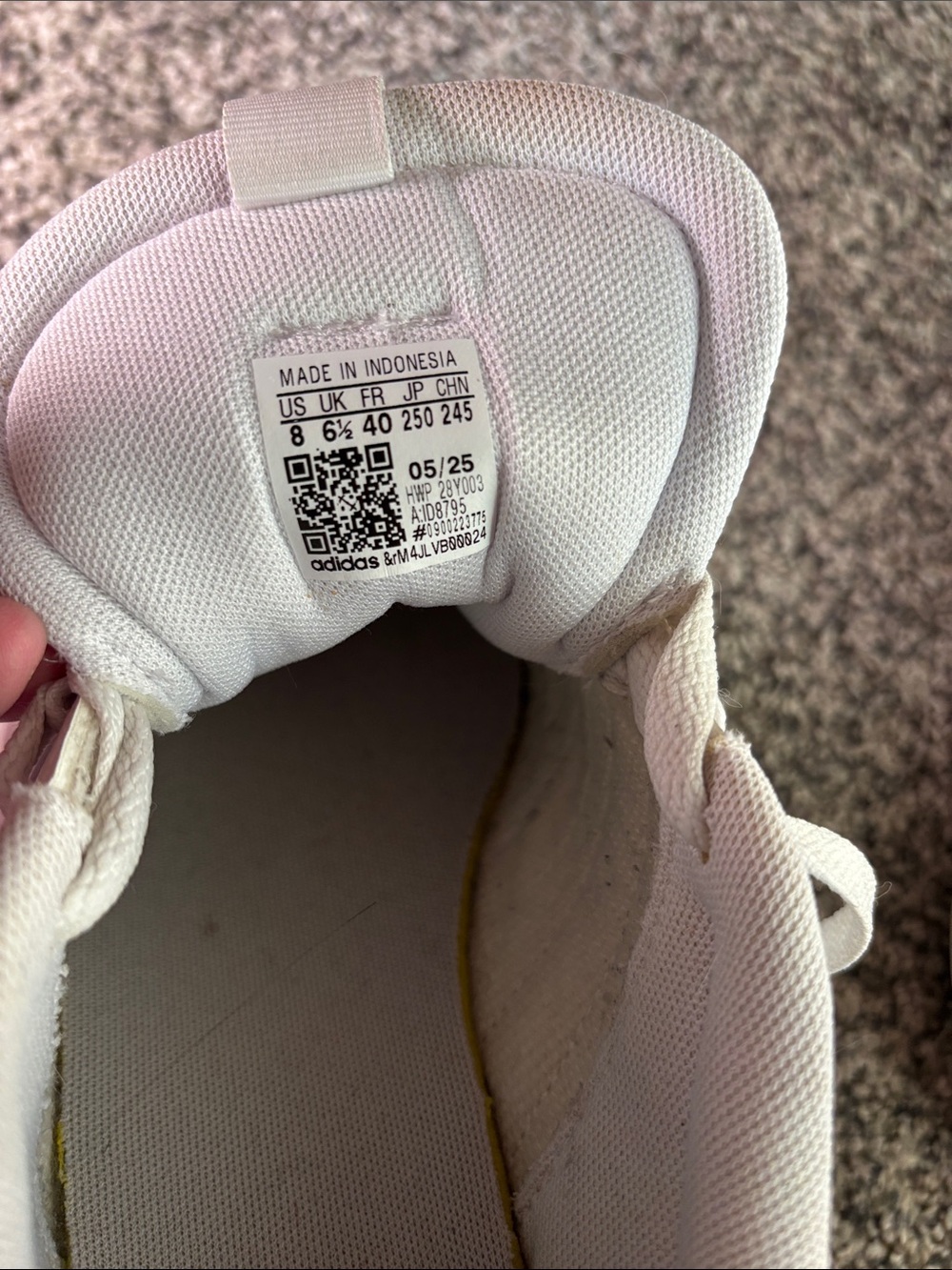 adidas Women’s White Sneakers - Picture 6 of 7